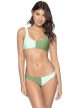 Culotte de bain échancrée Azura bicolore - PilyQ