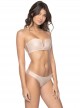 Culotte de bain échancrée Seashell bicolore - PilyQ