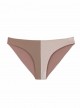 Culotte de bain échancrée Seashell bicolore - PilyQ