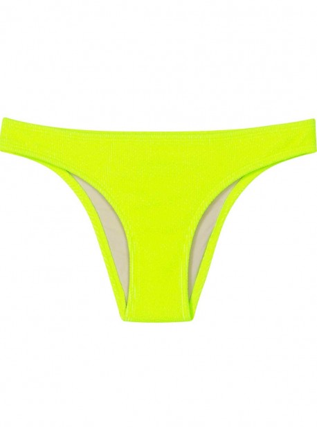 Culotte de bain échancrée Pineapple Reef Jaune - PilyQ