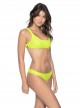 Culotte de bain échancrée Pineapple Reef Jaune - PilyQ