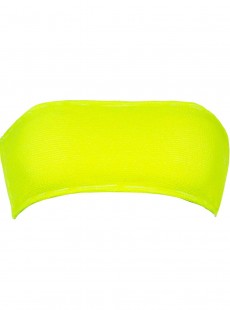 Haut de maillot de bain bandeau Pineapple Reef Jaune - PilyQ
