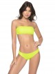 Haut de maillot de bain bandeau Pineapple Reef Jaune - PilyQ