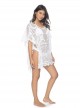 Kaftan Water Lily Blanc en dentelle - PilyQ