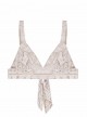 Haut de maillot de bain balconnet Cobra blanc à motif - PilyQ