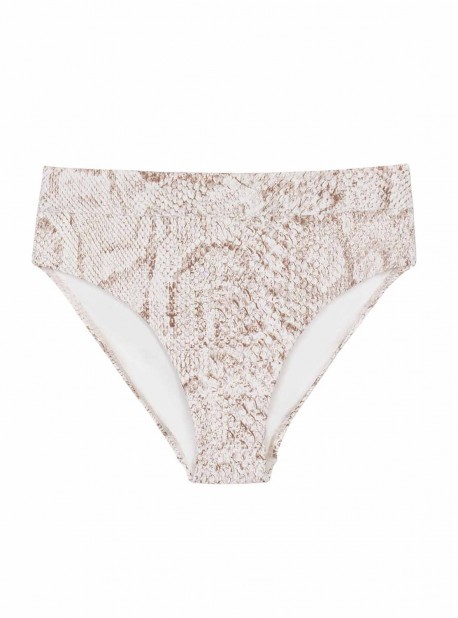Culotte de bain classique Cobra blanc à motifs - PilyQ