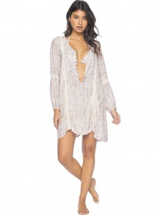 Robe de plage courte Cobra Blanche - PilyQ