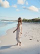 Robe de plage longue Cobra Blanche - PilyQ