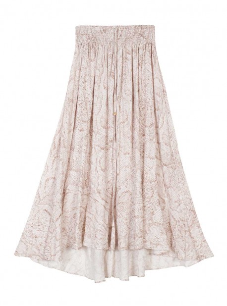 Robe/Jupe de plage longue Cobra Blanche - PilyQ