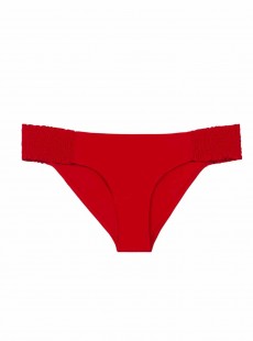 Culotte de bain échancrée Red Coral Rouge - PilyQ