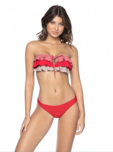 Haut de maillot de main bandeau multicolor Lotus - PilyQ