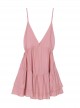 Robe de plage courte rose Jessa Dusty Rose - PilyQ