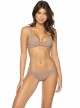 Culotte de bain échancrée Bimini Nude - PilyQ