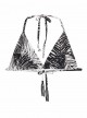Haut de maillot de bain triangle noir et blanc Nassau - PilyQ