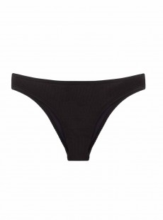Culotte de bain classique noire Black Pearl - PilyQ