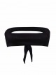 Haut de maillot de bain bandeau noir Black Pearl - PilyQ