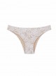 Culotte de bain échancrée Exuma Blanche - PilyQ