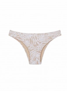 Culotte de bain échancrée Exuma Blanche - PilyQ