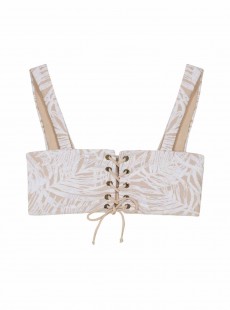 Haut de maillot de bain Brassière blanc Exuma - PilyQ