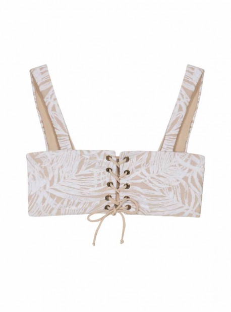 Haut de maillot de bain Brassière blanc Exuma - PilyQ