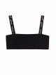 Haut de maillot de bain Brassière noir Elastic Rosie Wish you were here - PilyQ