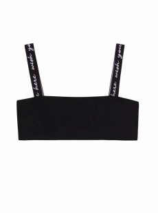 Haut de maillot de bain Brassière noir Elastic Rosie Wish you were here - PilyQ