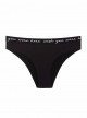 Culotte de bain classique noire Wish you were here - PilyQ