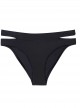 Culotte de bain échancrée Midnight Noire - PilyQ
