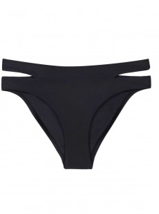 Culotte de bain échancrée Midnight Noire - PilyQ