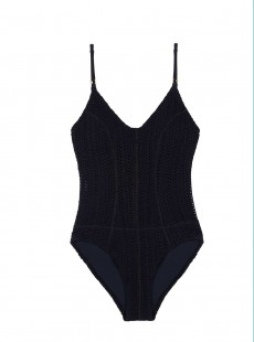 Maillot de bain 1 pièce noir Catherine Midnight - PilyQ