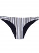 Culotte de bain rayée échancrée Harbour Stripe - PilyQ