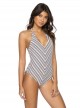 Maillot de bain 1 pièce à rayures Avery Harbour Stripe - PilyQ 