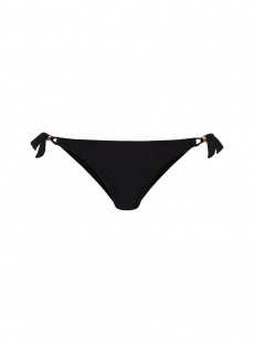 Culotte de bain à nouer -  Texture Black - Cyell