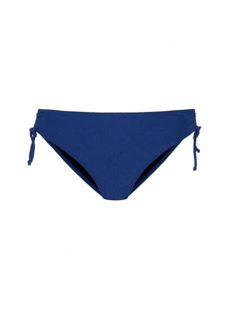 Culotte de bain taille haute - Texture Deepblue - Cyell