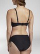 Haut de maillot de bain balconnet - Texture Black - Cyell