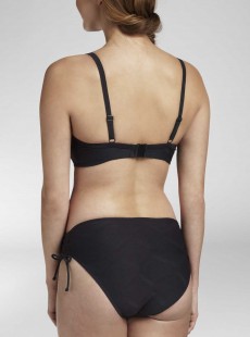 Haut de maillot de bain balconnet - Texture Black - Cyell