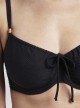 Haut de maillot de bain balconnet - Texture Black - Cyell