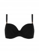 Haut de maillot de bain balconnet - Texture Black - Cyell