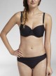 Haut de maillot de bain balconnet - Texture Black - Cyell
