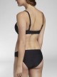 Haut de maillot de bain balconnet - Texture Black - Cyell