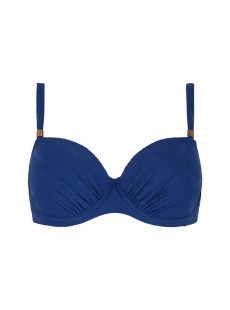 Haut de maillot de bain balconnet -  Texture Deepblue - Cyell