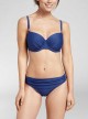 Haut de maillot de bain balconnet -  Texture Deepblue - Cyell