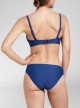 Haut de maillot de bain balconnet -  Texture Deepblue - Cyell