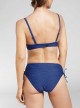 Haut de maillot de bain balconnet - Texture Deepblue - Cyell