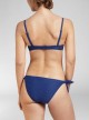 Haut de maillot de bain bandeau - Texture Deepblue - Cyell