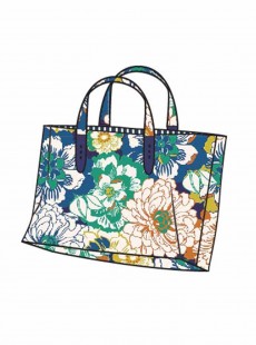 Sac de plage imprimé - Bellissimo - Cyell