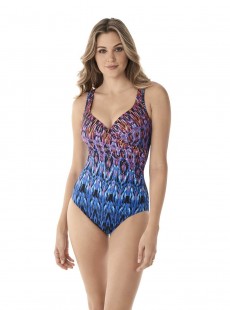 Maillot de bain gainant It's A Wrap Multicolor - Vesuvio - "FC" -Miraclesuit Swimwear
