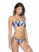 Haut de maillot de bain Triangle Castaway Bleu dégradé - PilyQ