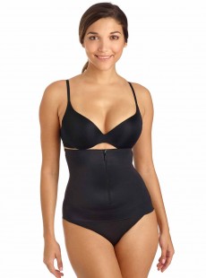 Culotte haute gainante Noir - Inside Magic Zipper - Naomi & Nicole