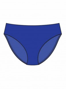 Culotte de bain taille haute - Bleue - Cyell